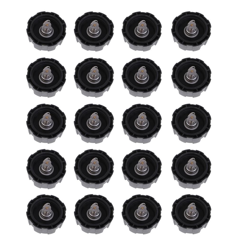 20pcs Black Universal Marine Outboard Engine Oil Tank Case Cover Plastic