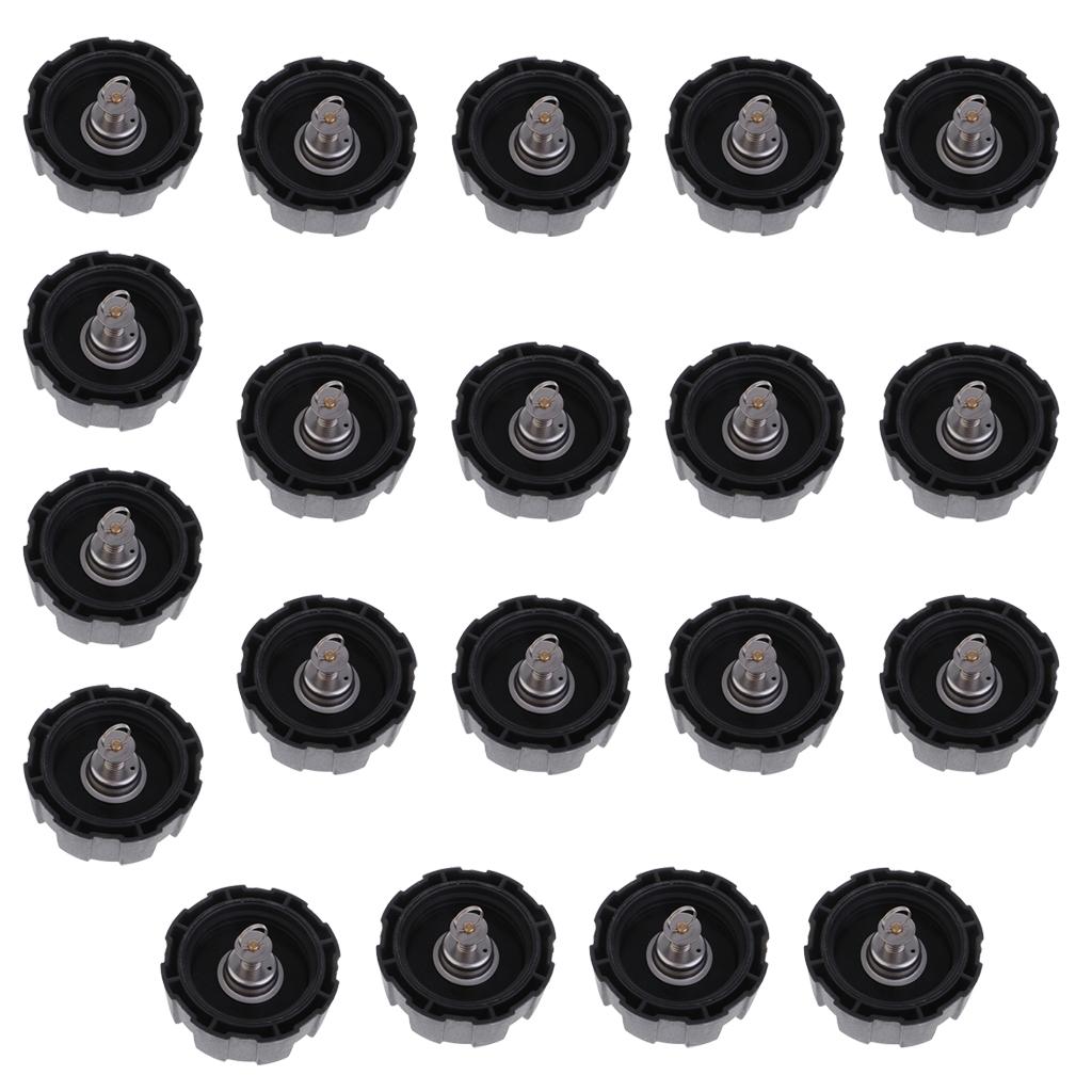 20pcs Black Universal Marine Outboard Engine Oil Tank Case Cover Plastic