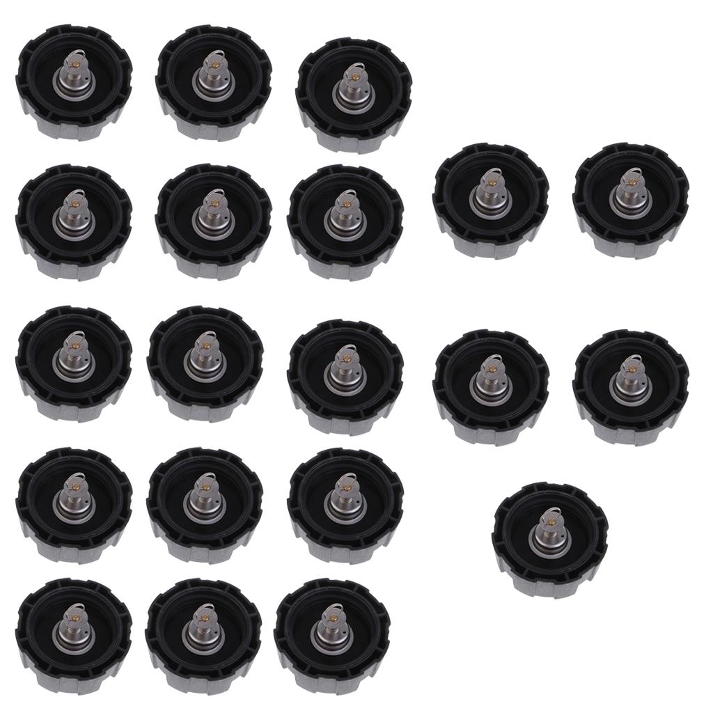 20pcs Black Universal Marine Outboard Engine Oil Tank Case Cover Plastic