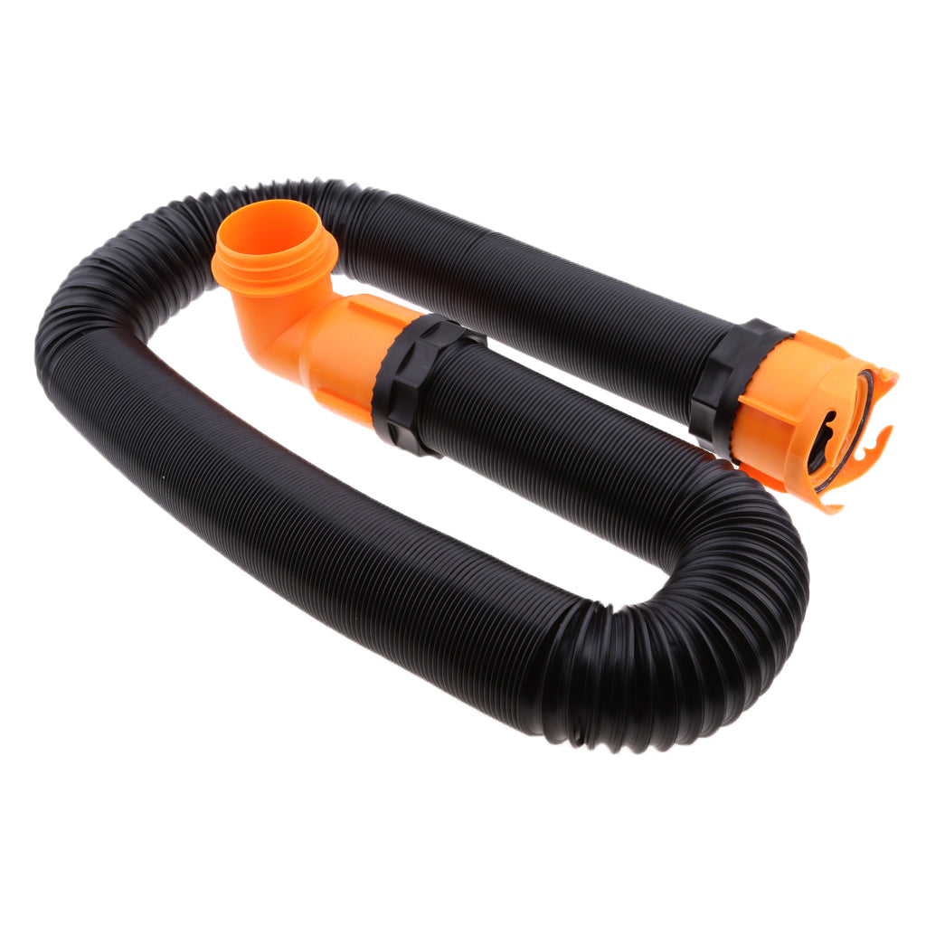 51'' New RV Sewer Hose Kit Swivel Fitting Camper Trailer Waste Accessory Conversion Kit