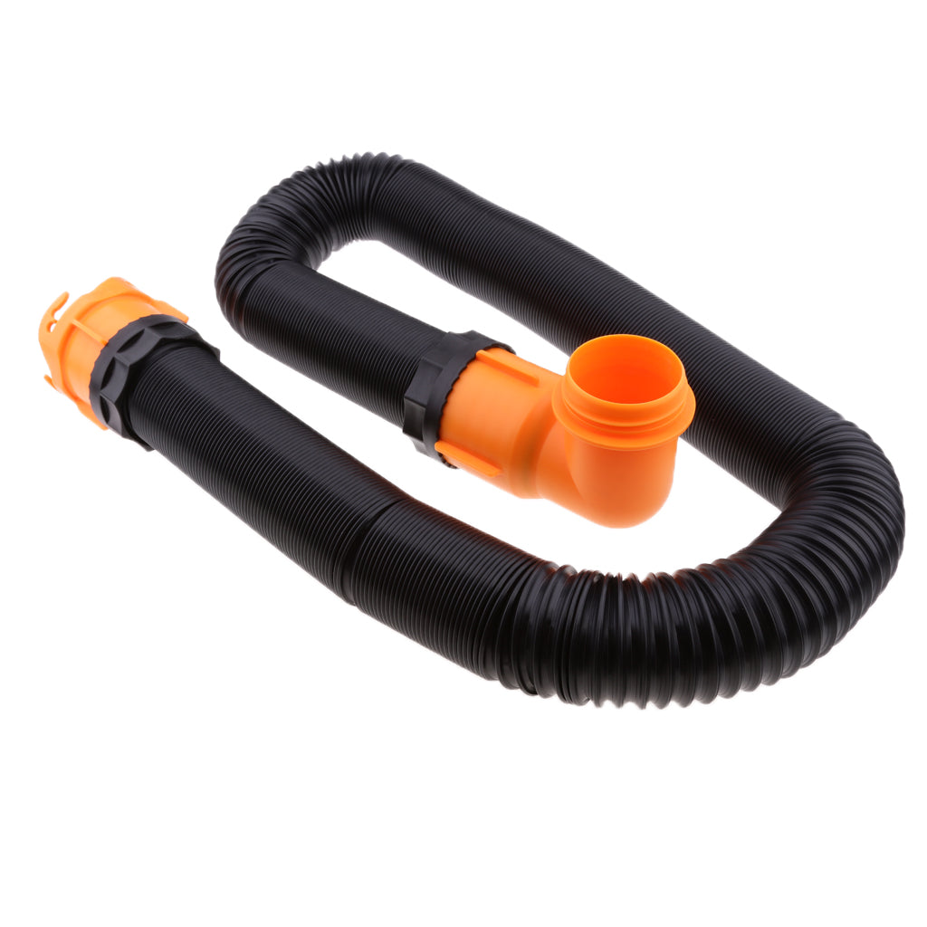 51'' New RV Sewer Hose Kit Swivel Fitting Camper Trailer Waste Accessory Conversion Kit