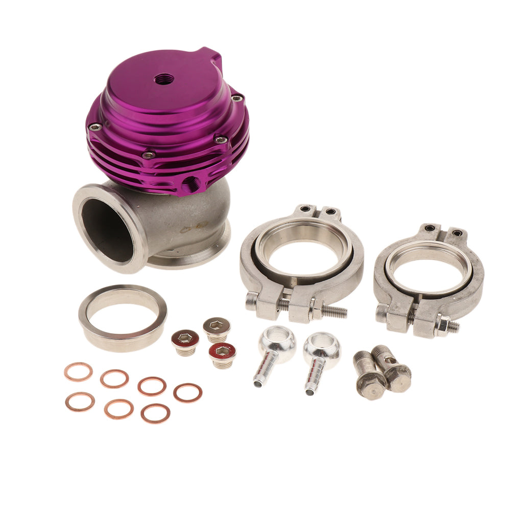 38mm Wastegate Aluminum Top Steel External Waste Gate Universal Purple