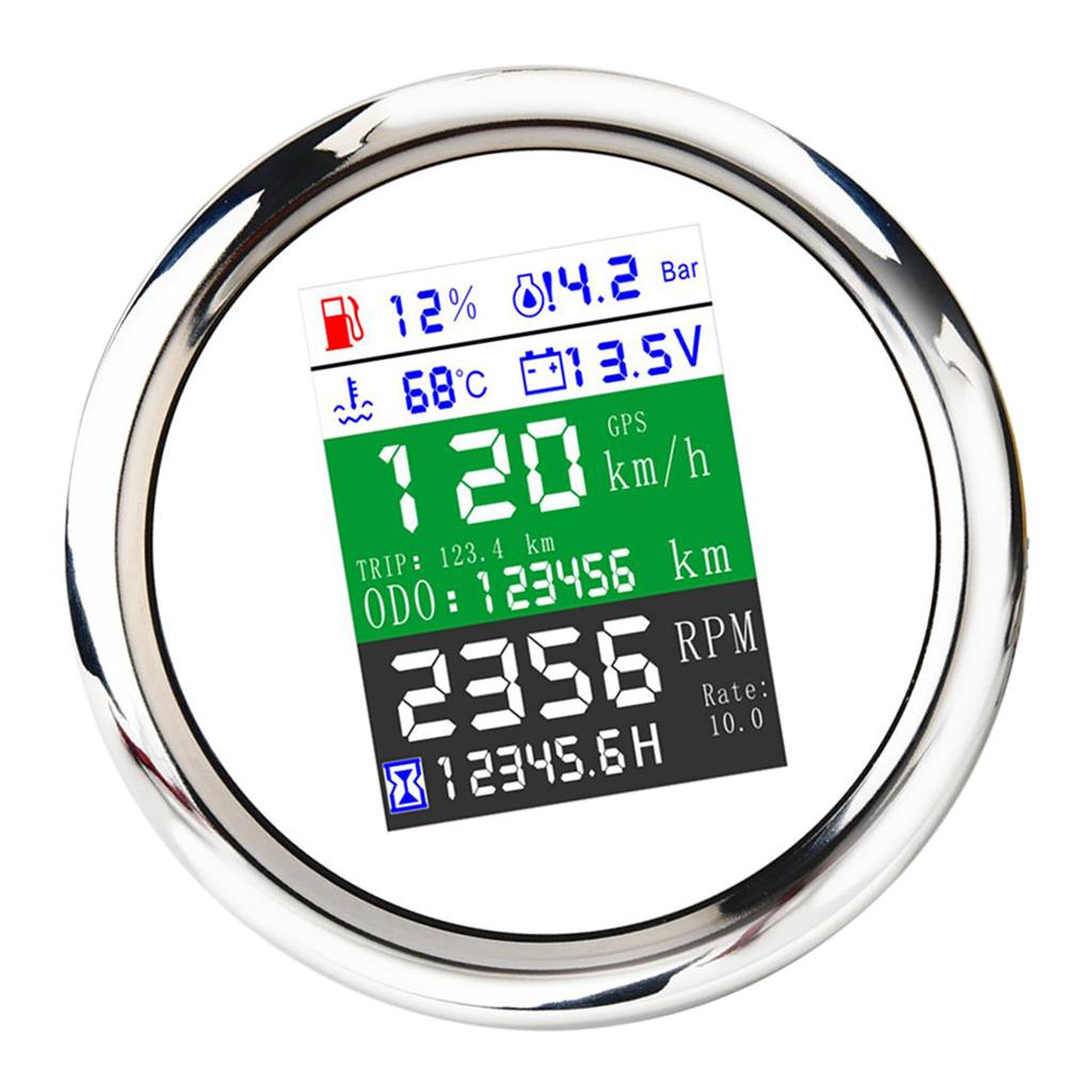  Yacht Instruments 85mm Six-in-One Multifunctional Combination Table White