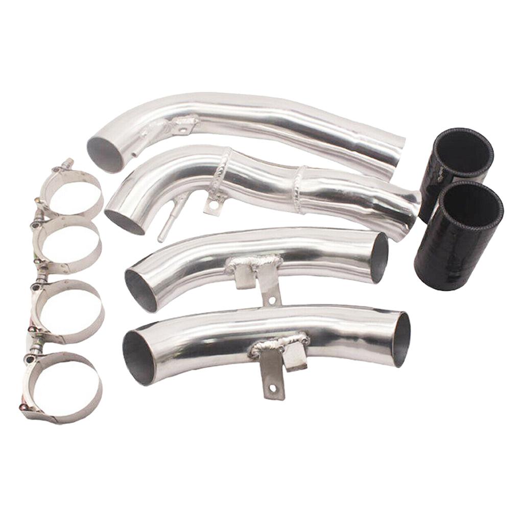 For 2.7L Audi RS4 RS6 B5 A6 Allroad Turbo Inlet Pipes Silver S4 K04 B5S4 2.7