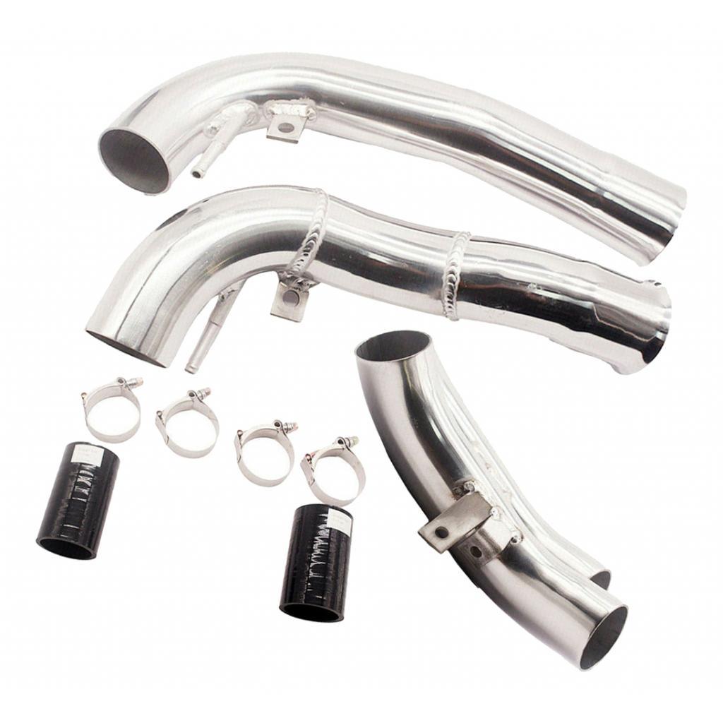 For 2.7L Audi RS4 RS6 B5 A6 Allroad Turbo Inlet Pipes Silver S4 K04 B5S4 2.7