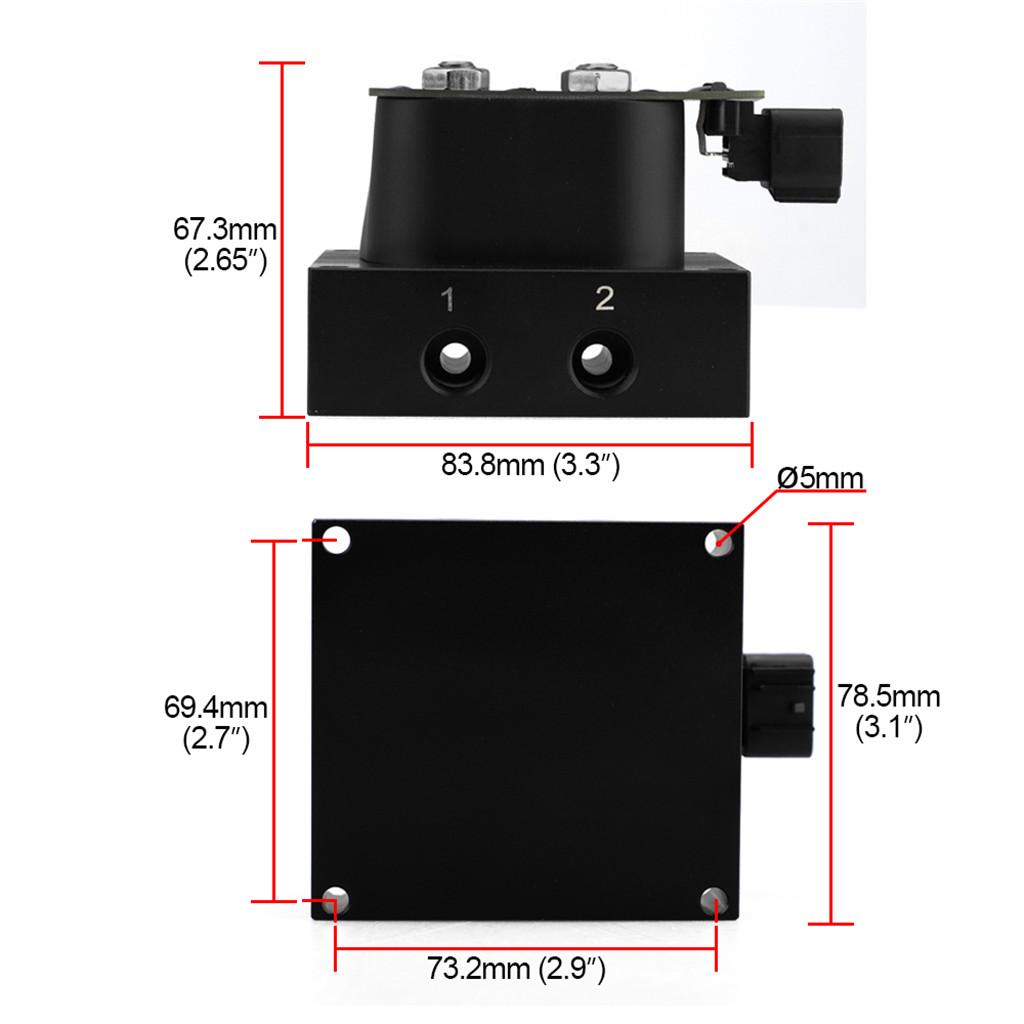 12V Solenoid Valve Air Ride Suspension Manifold Valve Block Car 0-300 PSI