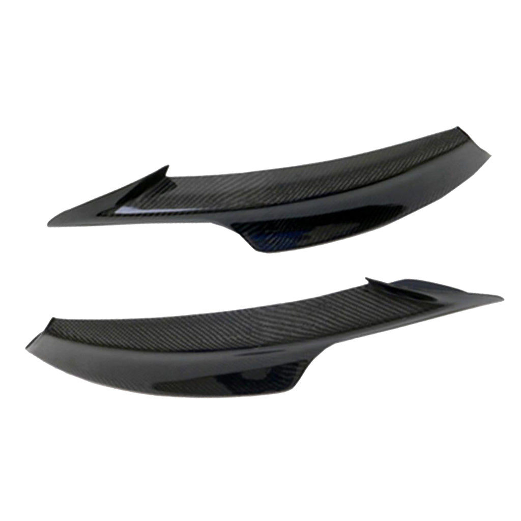 2x Carbon Fiber Front Bumper Splitter Lip For BMW E90 335i 328i LCI M-Tech