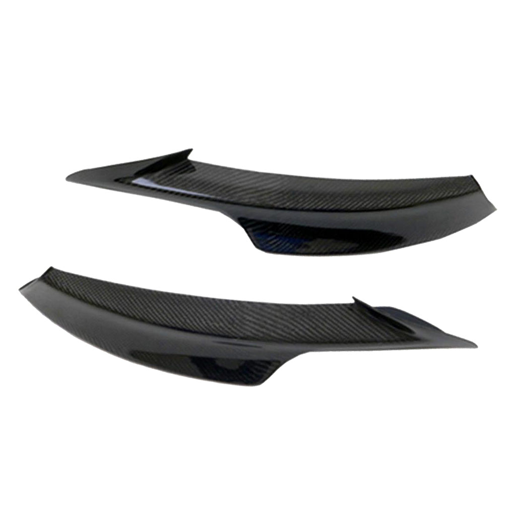 2x Carbon Fiber Front Bumper Splitter Lip For BMW E90 335i 328i LCI M-Tech