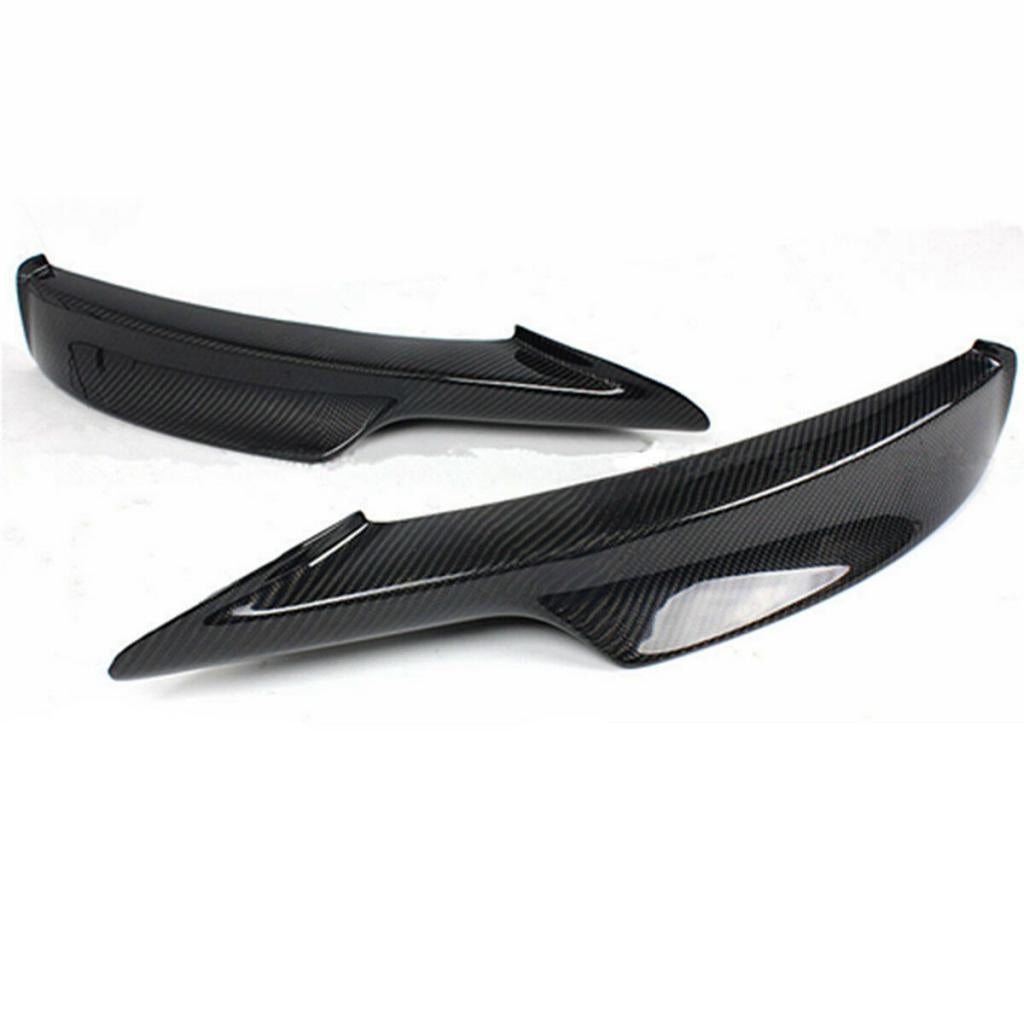 2x Carbon Fiber Front Bumper Splitter Lip For BMW E90 335i 328i LCI M-Tech