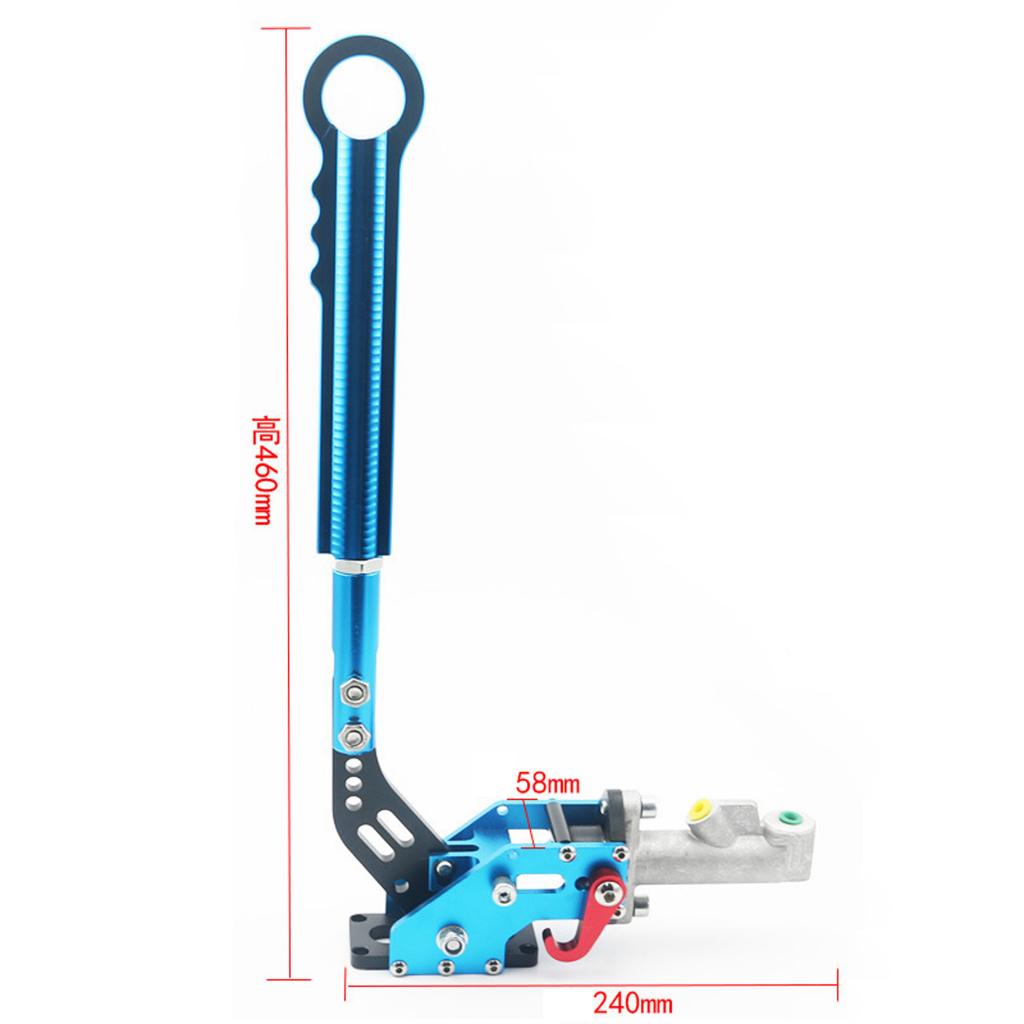 Blue Metal Brake System Car Racing Hydraulic Drift Handbrake Vertical Lever