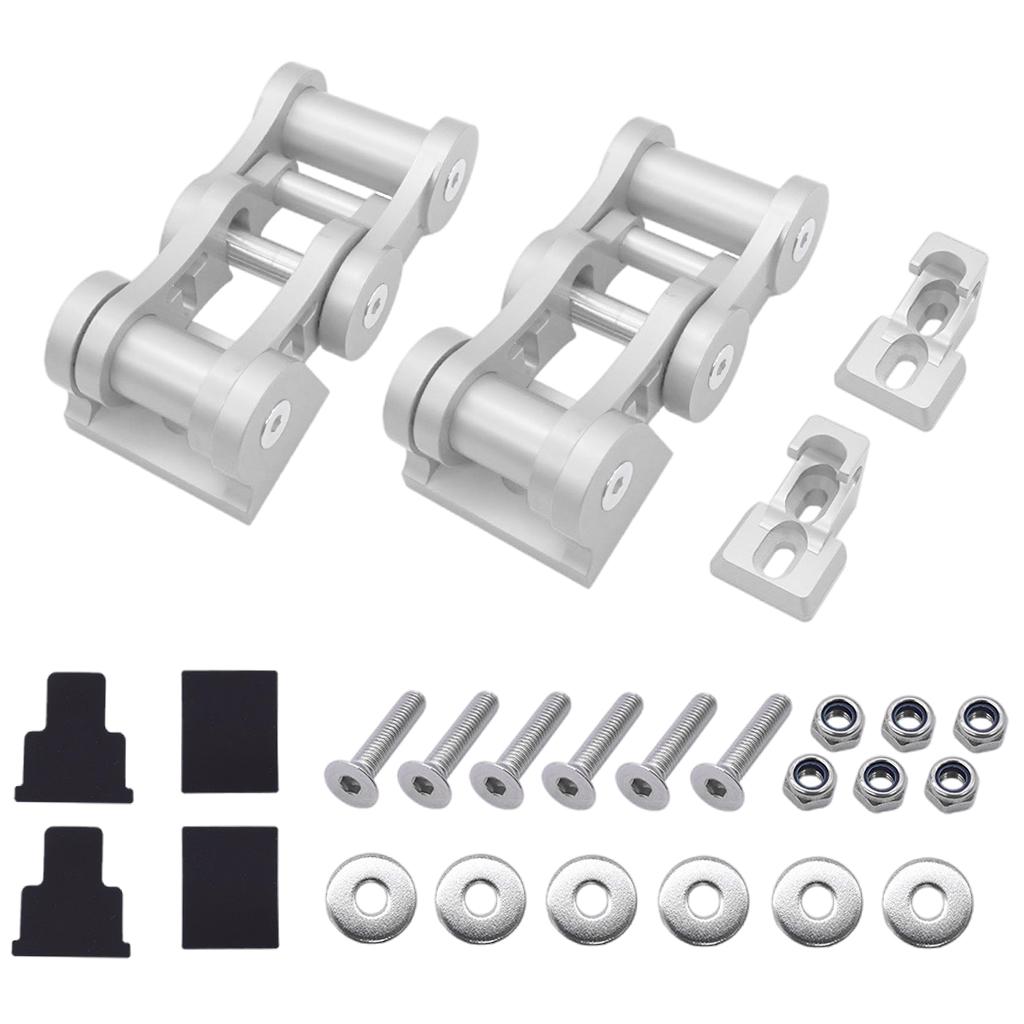 Hood latches Catch Kit Fit for Jeep Wrangler JK 07-17 Auto Parts Silver