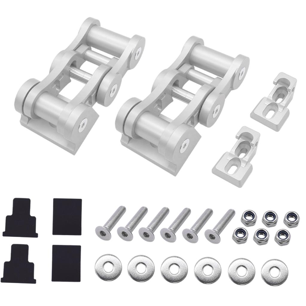 Hood latches Catch Kit Fit for Jeep Wrangler JK 07-17 Auto Parts Silver