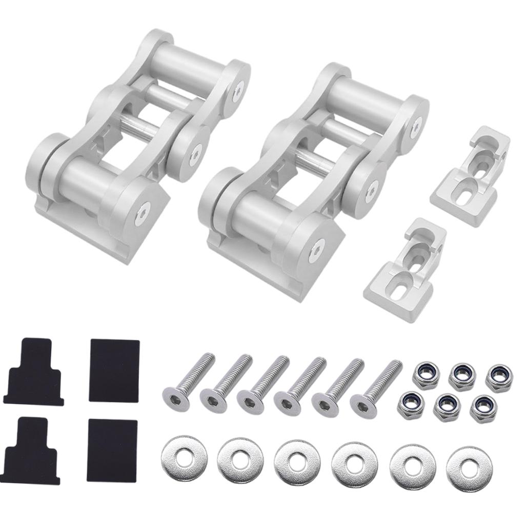 Hood latches Catch Kit Fit for Jeep Wrangler JK 07-17 Auto Parts Silver