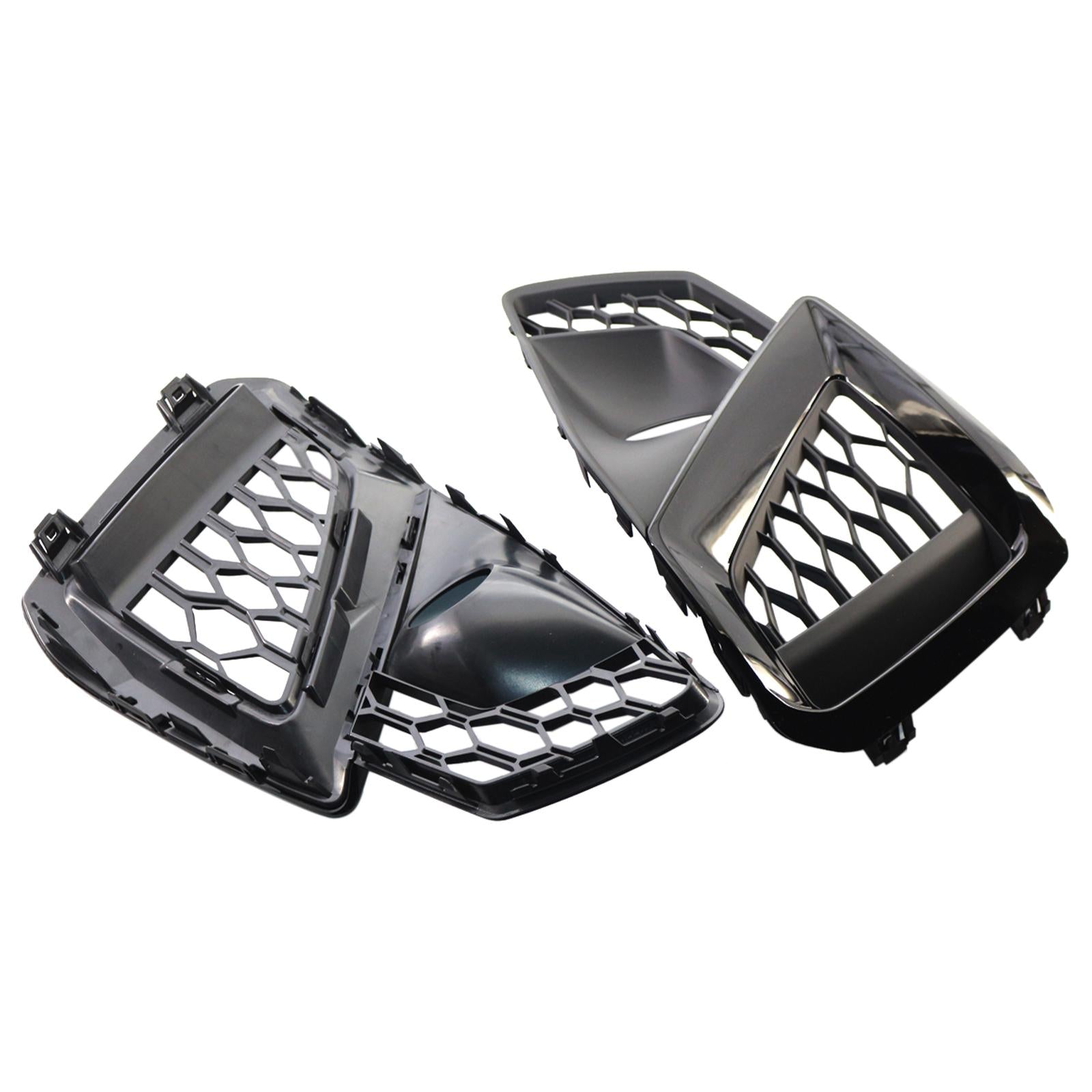 Pair of Fog Lamp Grille Accessories for Audi S4 A4 20-2022 8W0807682Amt94