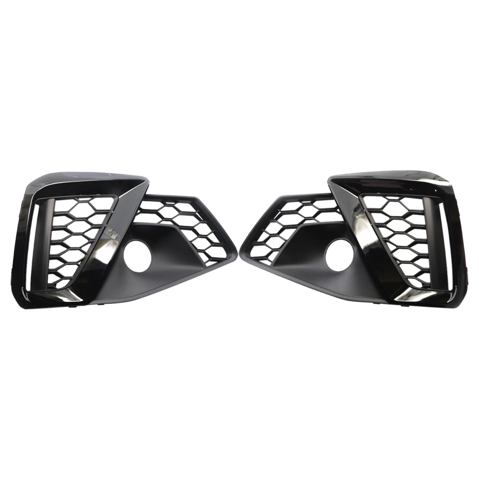 Pair of Fog Lamp Grille Accessories for Audi S4 A4 20-2022 8W0807682Amt94