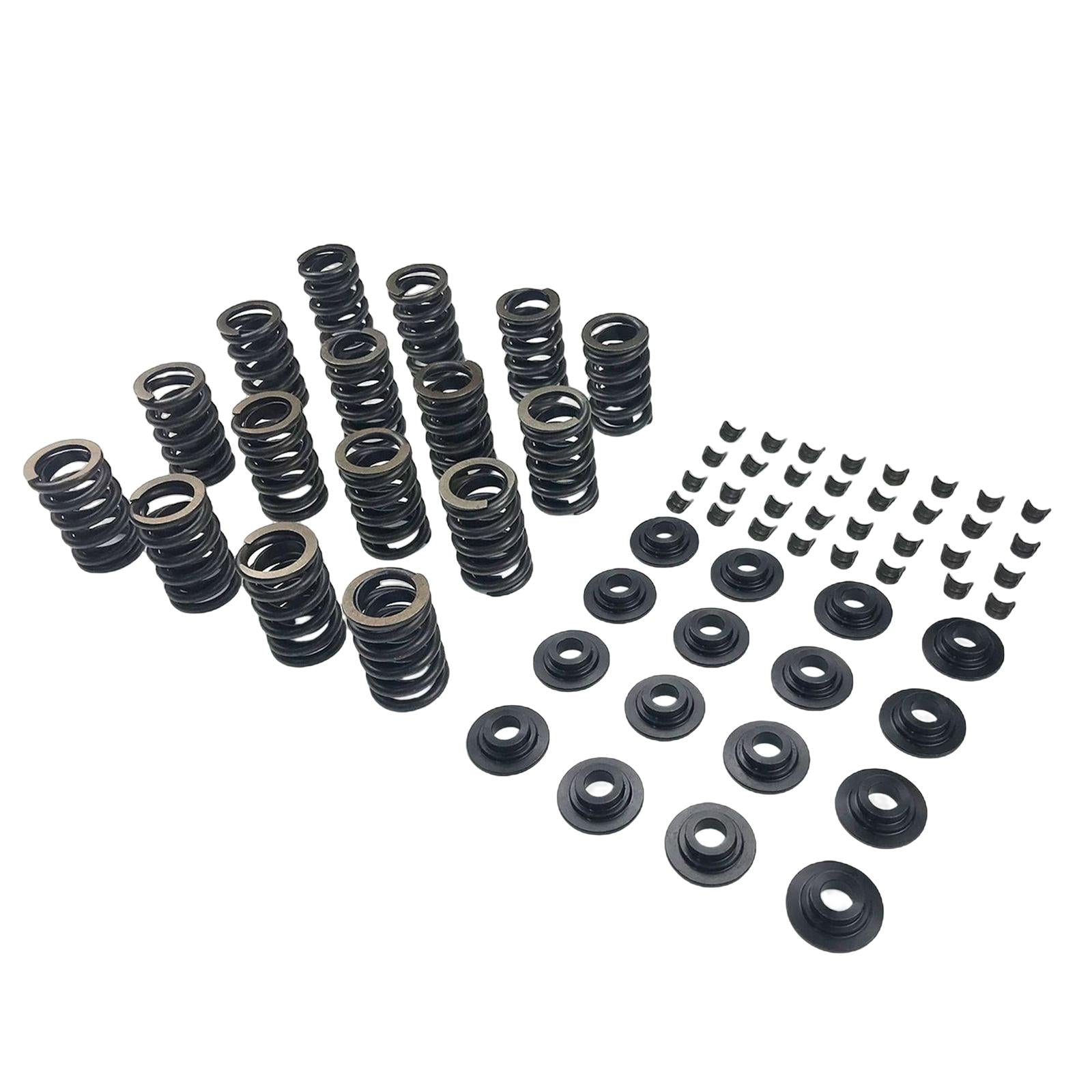 64x Valve Springs Kit W/ Retainer & Lock for Chevy Sbc 327 350 400