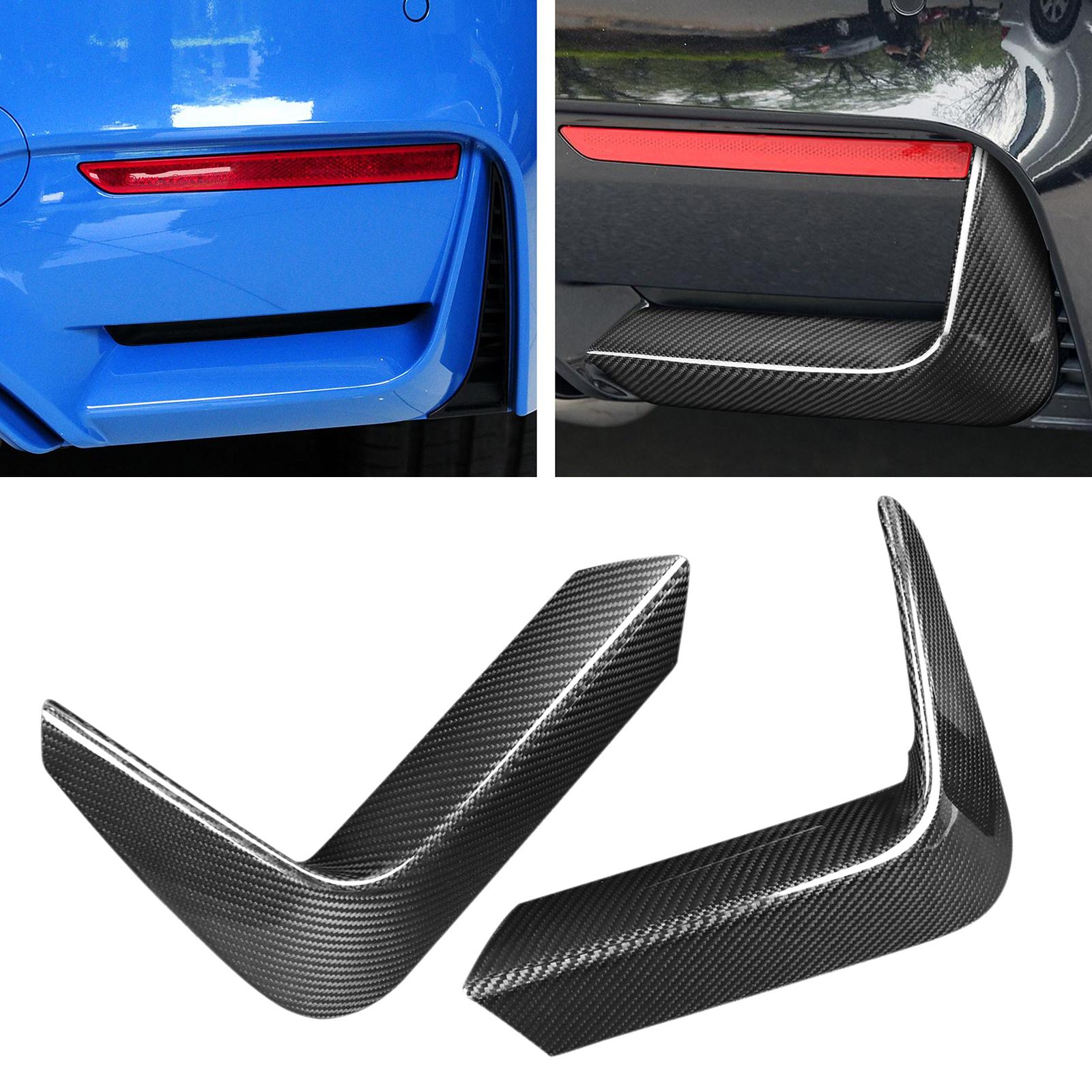 Car Rear Bumper Corner Valance Covers for F80 M3 F82 F83 M4 15-20