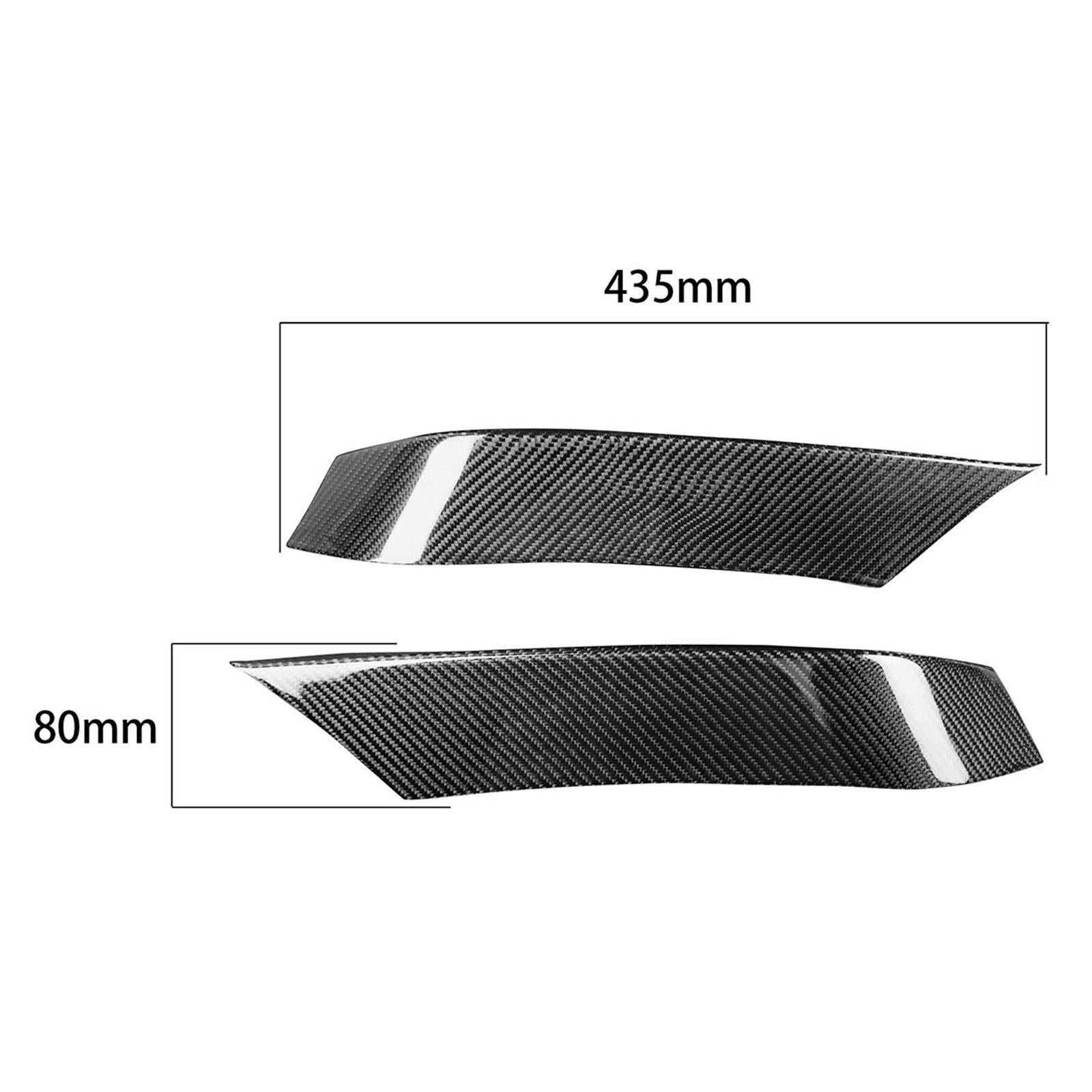 2Pcs Front Bumpers Air Vent Lid Covers Trim Replaces for F80 M3 Durable