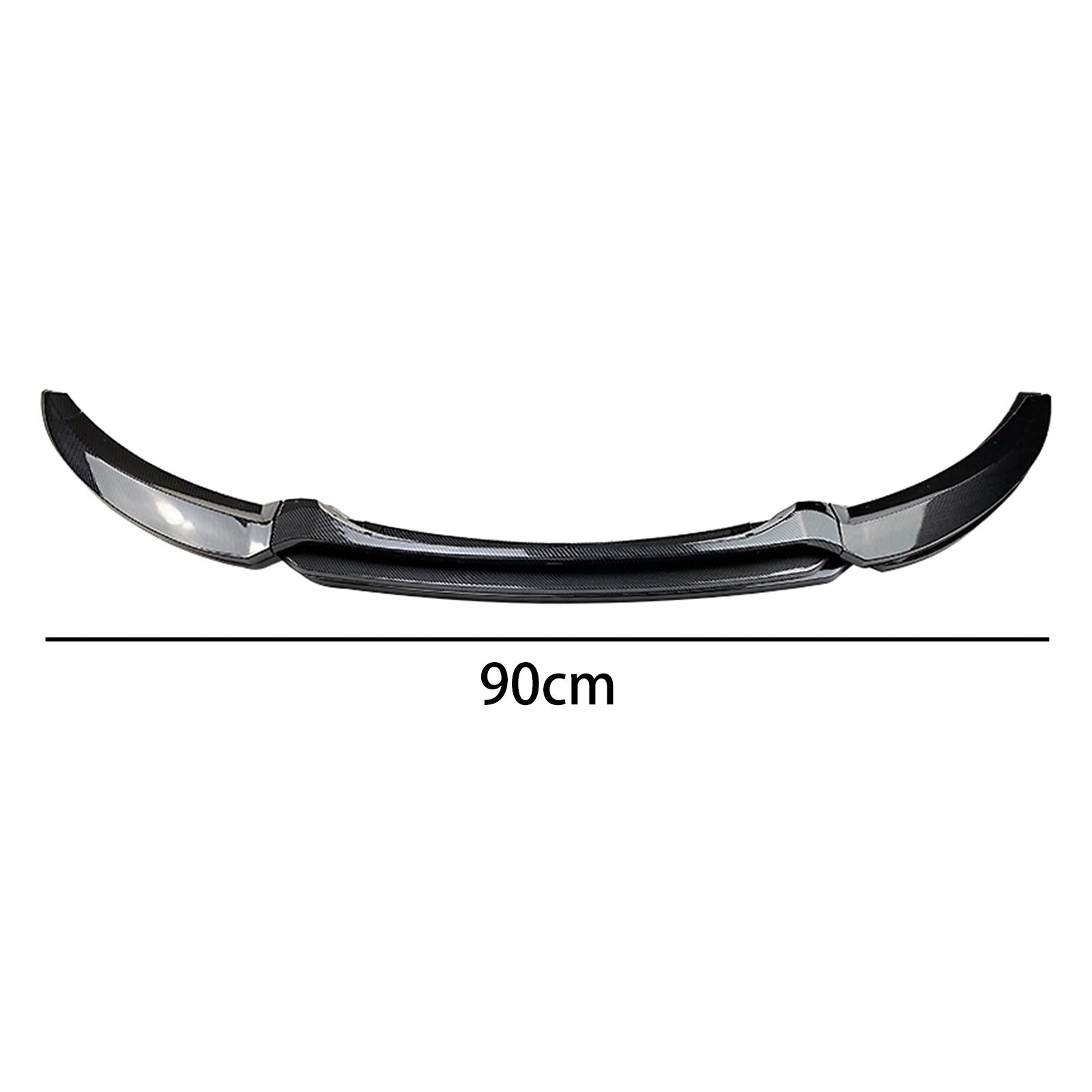 Front Bumper Splitter Lip Body Kit Black for BMW 1 Series E82 E88 Carbon Fiber