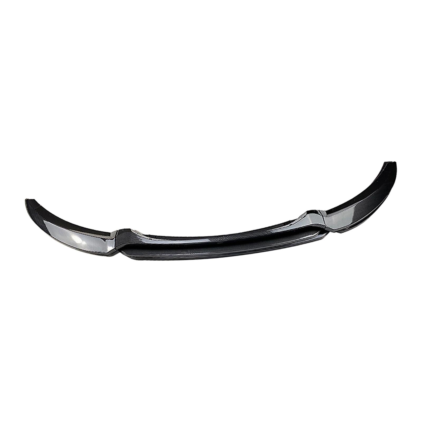 Front Bumper Splitter Lip Body Kit Black for BMW 1 Series E82 E88 Carbon Fiber