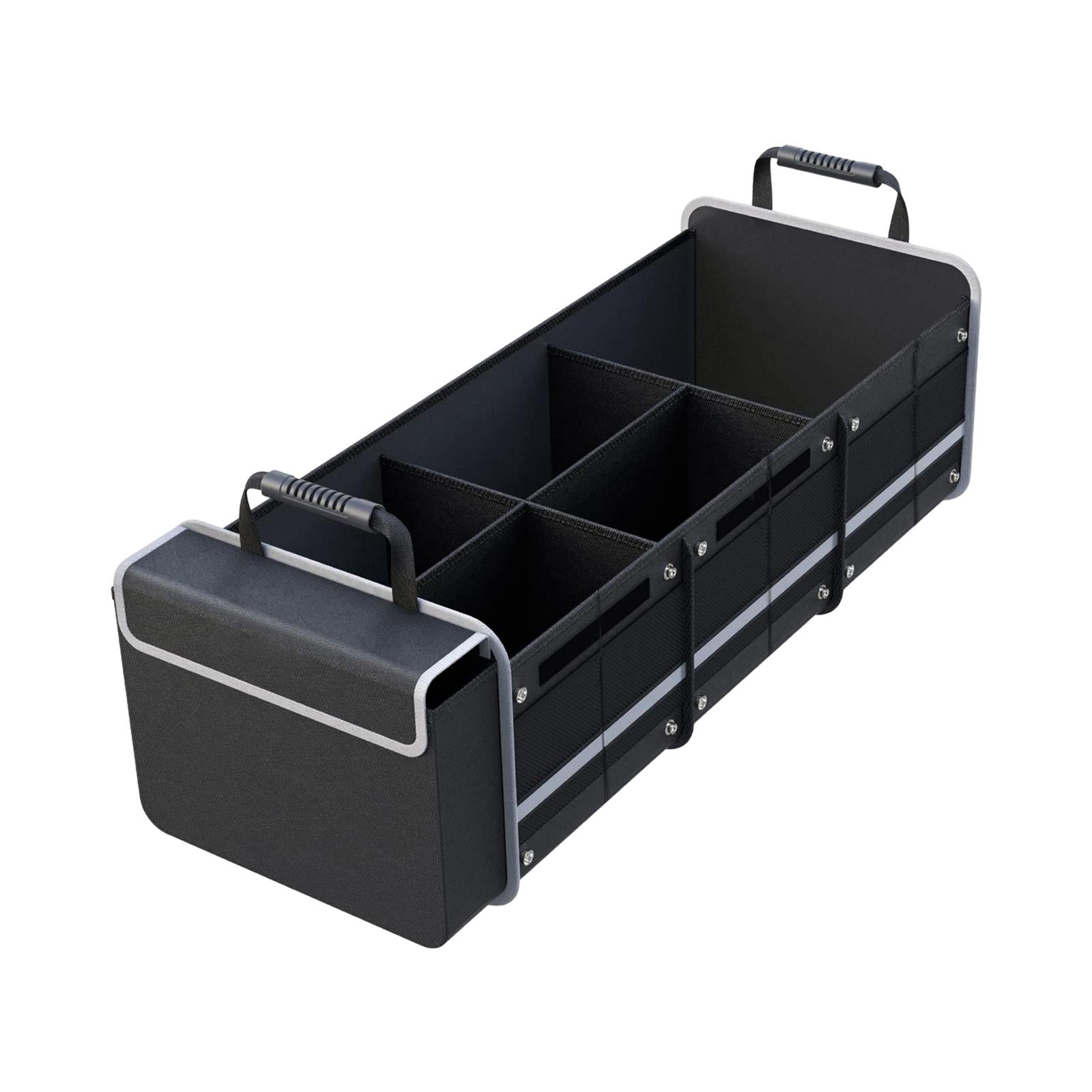 Car Trunk Organizer Reinforced Handles Waterproof Sturdy for Sedans