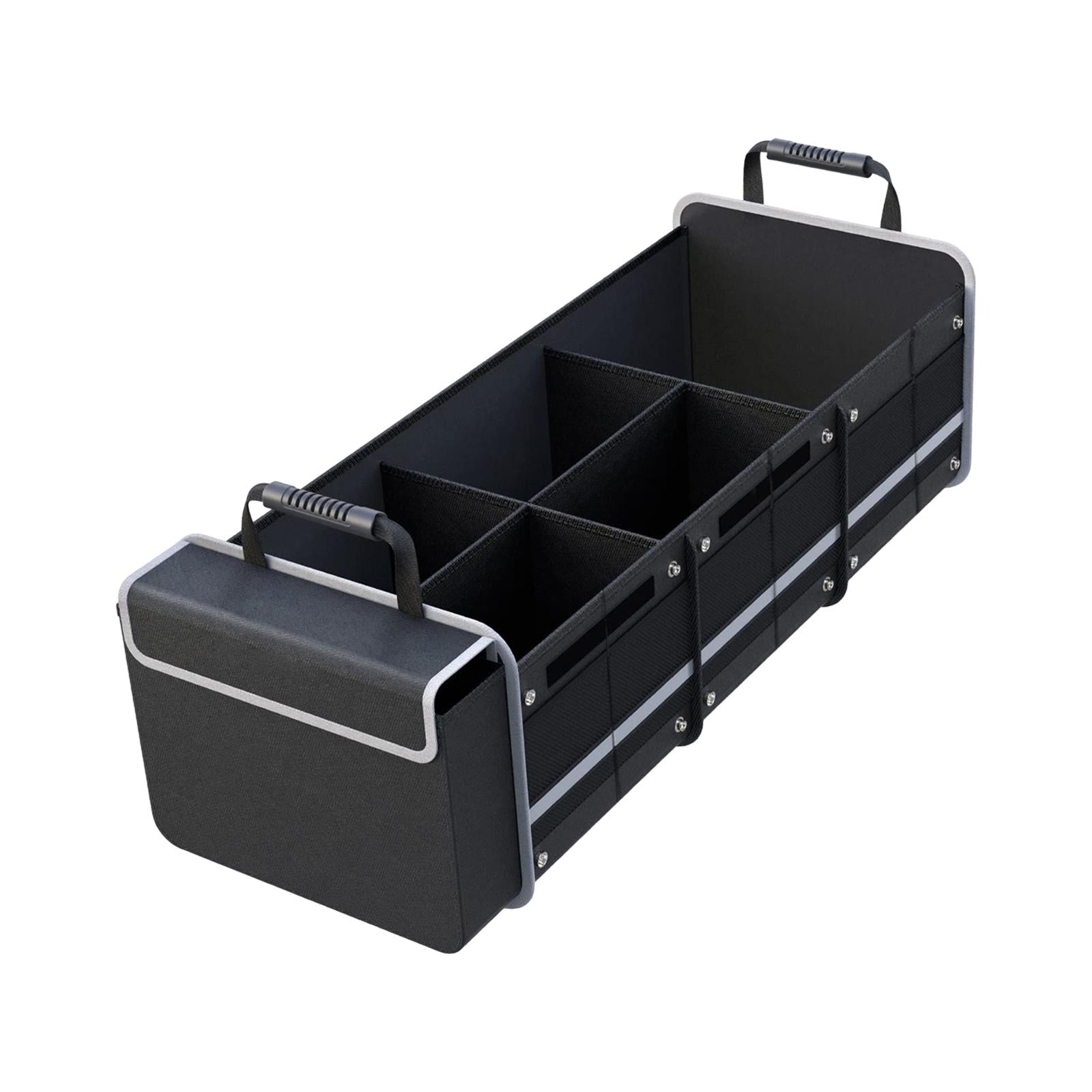 Car Trunk Organizer Reinforced Handles Waterproof Sturdy for Sedans