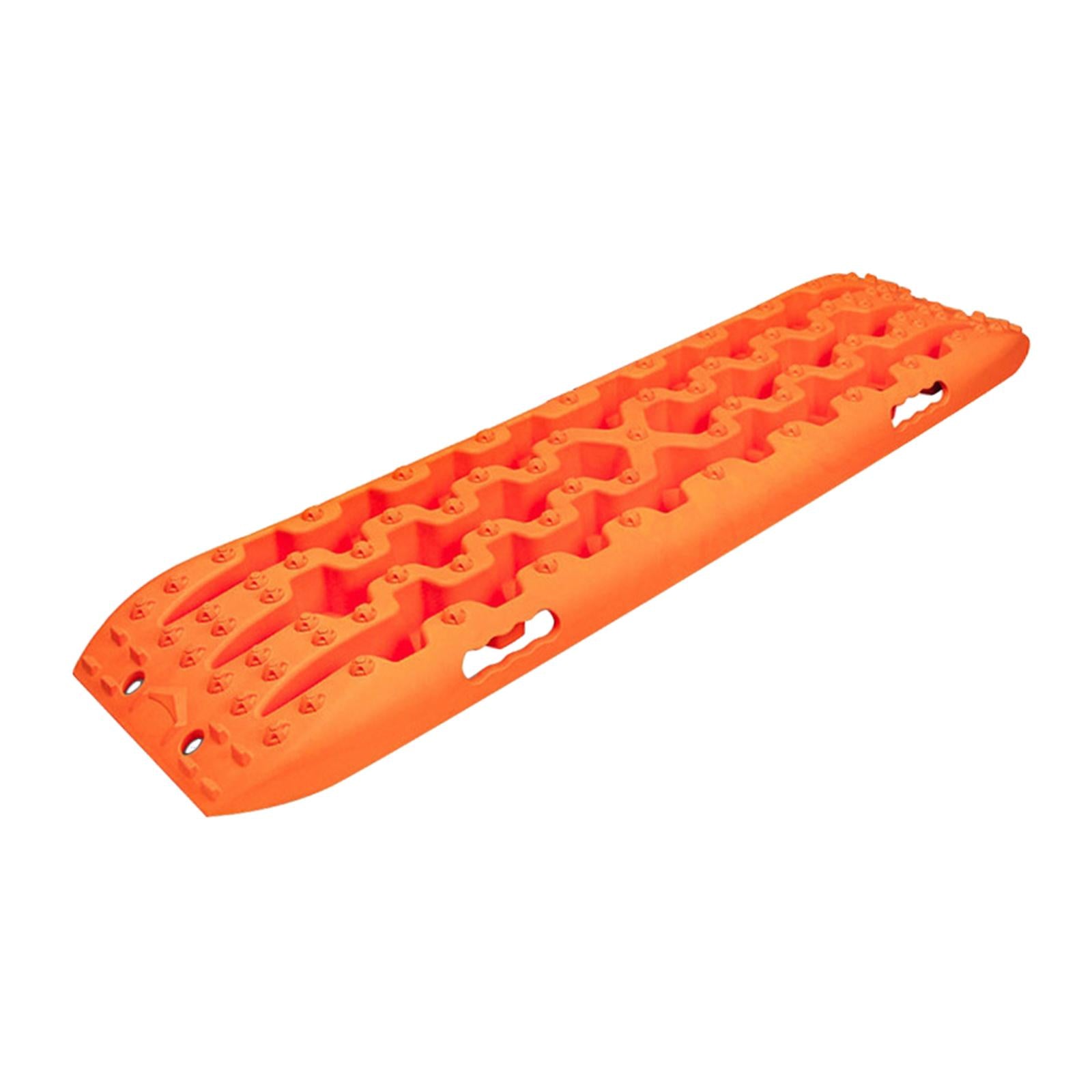 Vehicle Recovery Track Snow Sand Non Slip for Soft Ground Terrains Orange