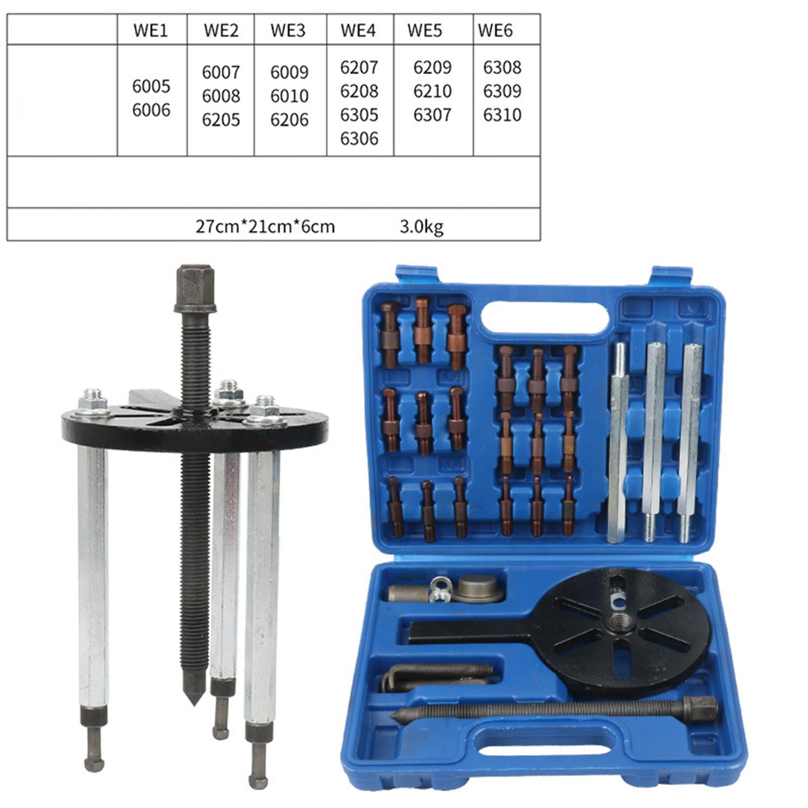 Bearing Puller Removal Tool Remover Steel Heavy Duty Hole Bearing Puller Set  with 3 Jaw