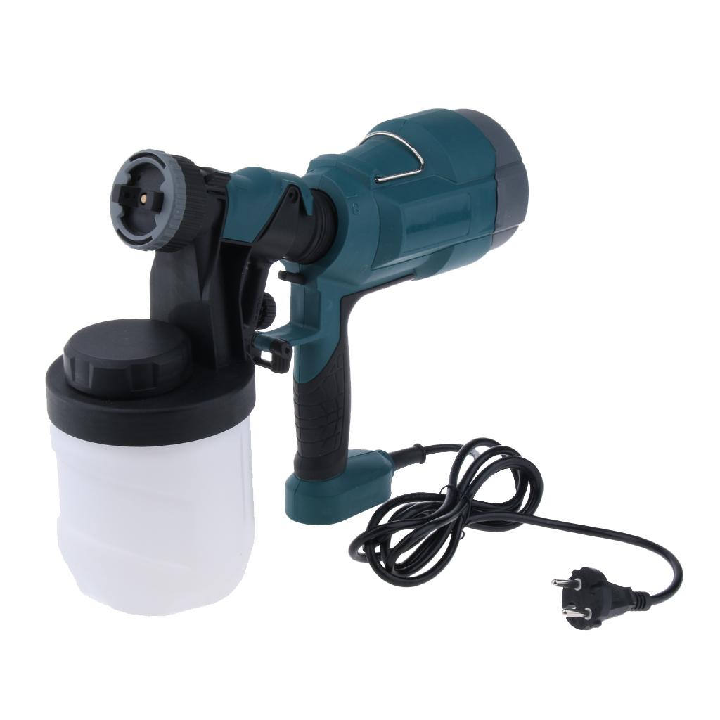 650W Electric Paint Spray Gun Fence Airless Sprayer Painting Tool EU Plug