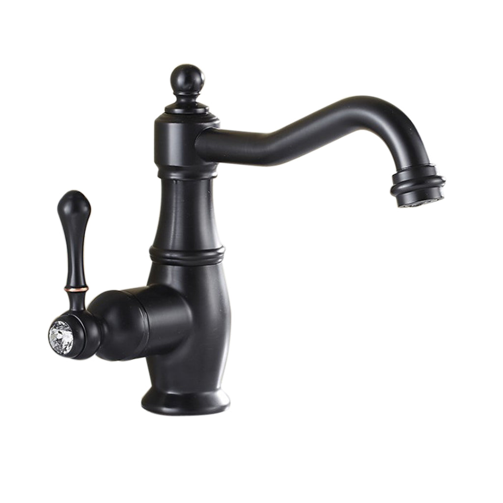 Bathroom Basin Faucet Cold and Hot Mixer Tap Single Handle Washbasin Tap