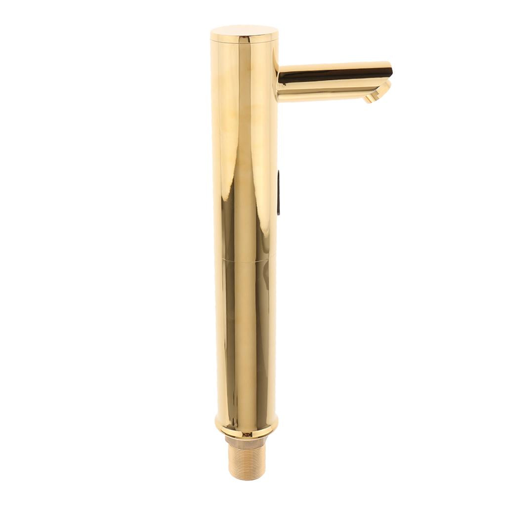 Automatic Infrared Sensor Faucet Bathroom Sink Inductive Water Tap Gold A