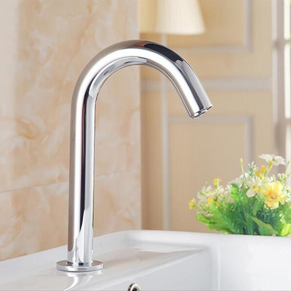 Automatic Electric Sensor Faucet Touchless Hands Free Sink Water Saving Inductive Water Tap Bathroom Basin Faucets