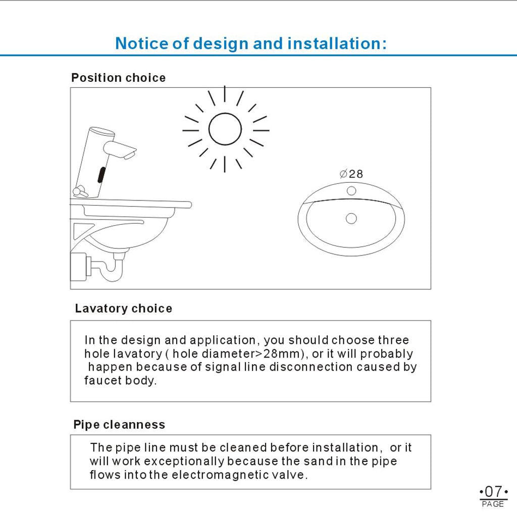 Automatic Electric Sensor Faucet Touchless Hands Free Sink Water Saving Inductive Water Tap Bathroom Basin Faucets