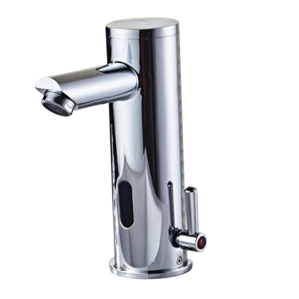 Automatic Infrared Sensor Faucet Deck Mounted Single Handle Bathroom Basin Motion Faucet