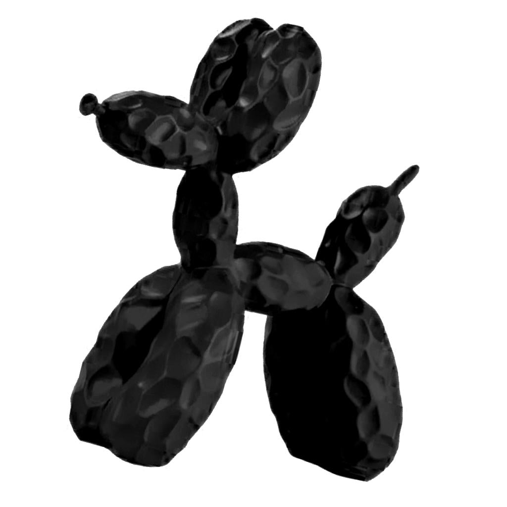 Mini Resin Decorative Balloon Dog Ornament Desktop Decoration Craft  Black