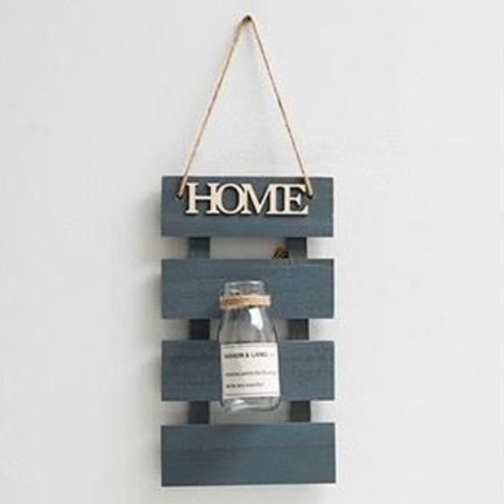 Rustic Fairy Light Artificial Floral Hanging Mason Jar Wall Sconce Black