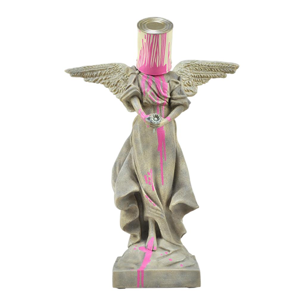 Banksy Angel Statue Figurine Art Piece Sculpture Craft Office Ornaments Gift