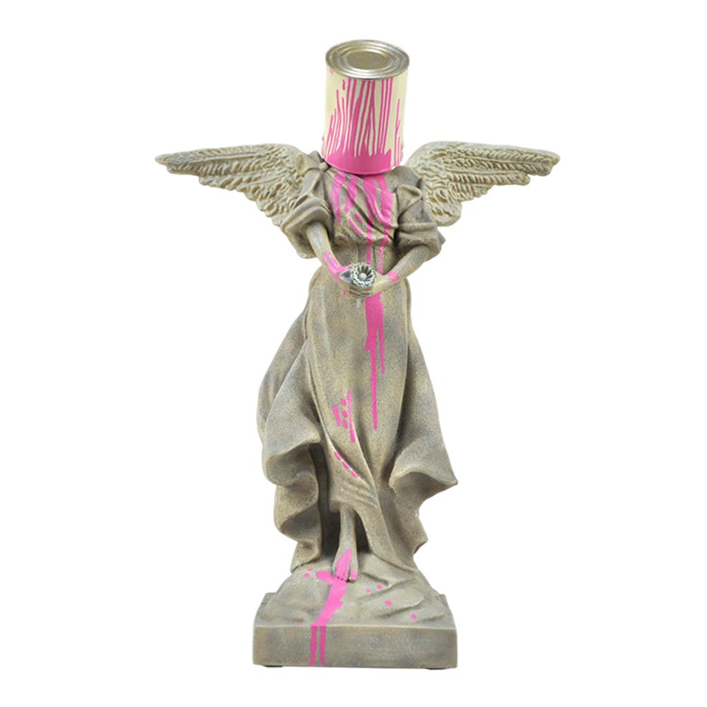 Banksy Angel Statue Figurine Art Piece Sculpture Craft Office Ornaments Gift