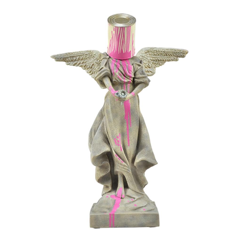 Banksy Angel Statue Figurine Art Piece Sculpture Craft Office Ornaments Gift