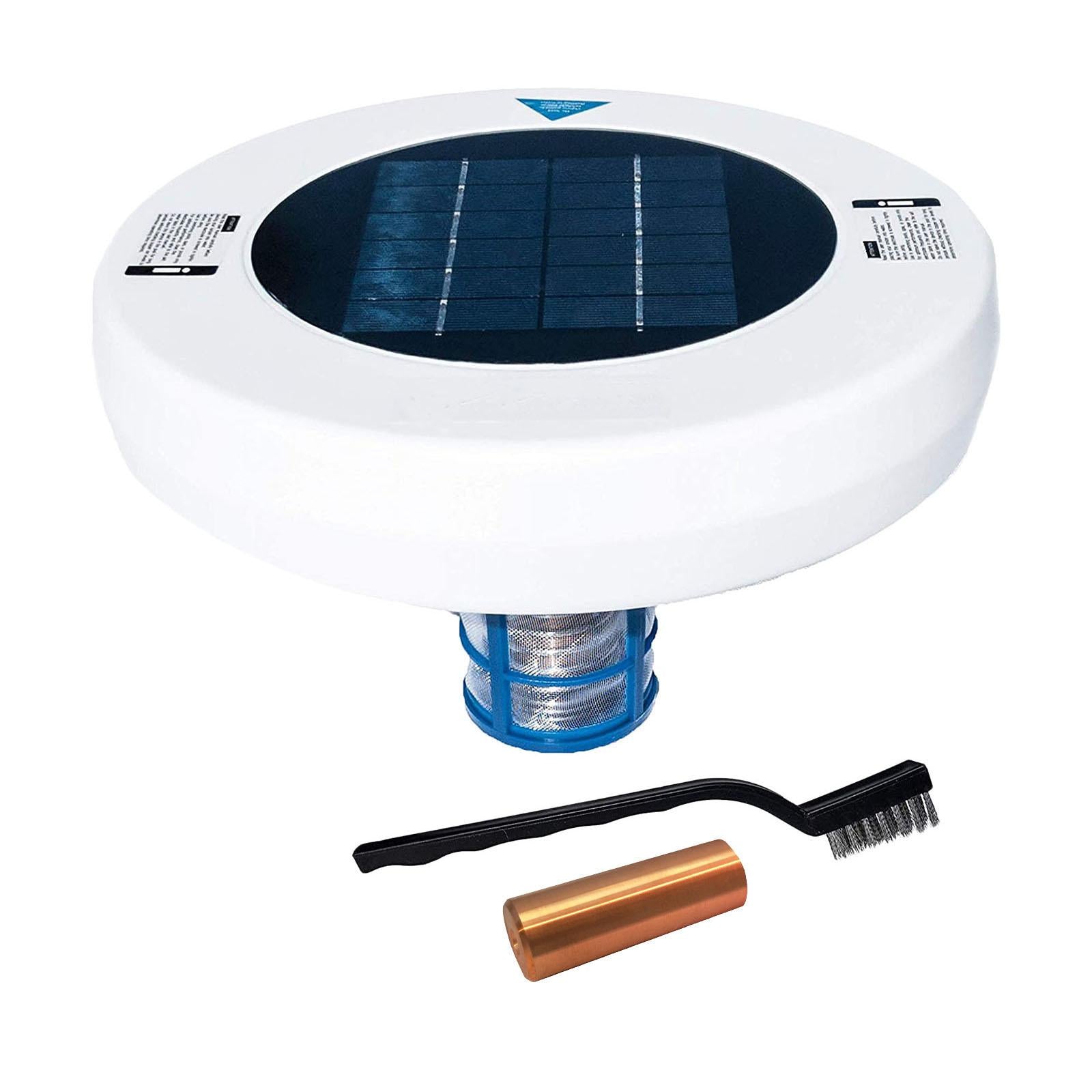 Solar Pool Ionizer Clarifier Water Purifier for Outdoor Hot Tub Spa Swimming