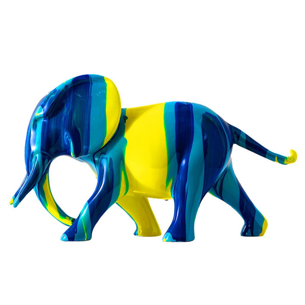 Elephant Figurine Nordic Home Decor Furnishing Modern Statue for Home Office