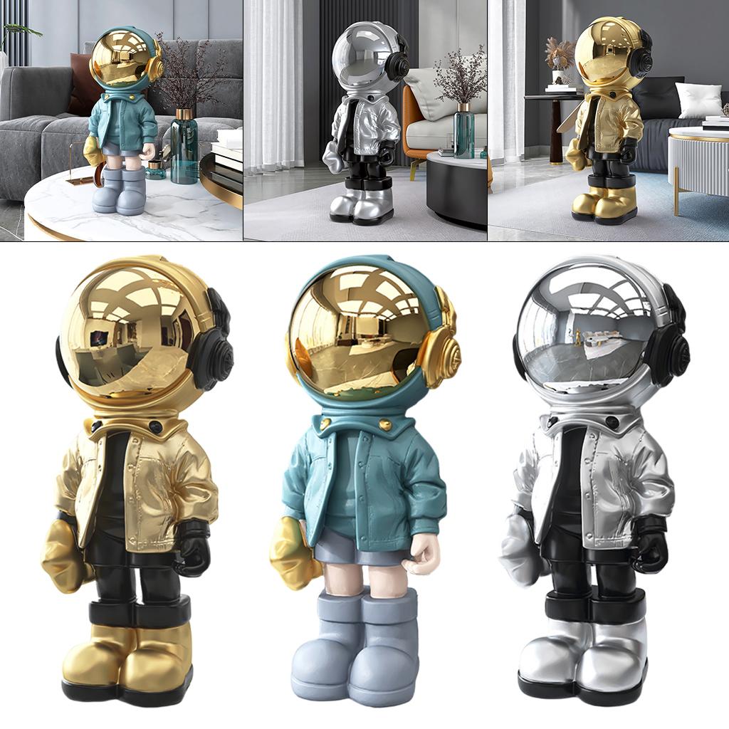 Modern Astronaut Statue Desktop Decoration Home Decoration Sculpture Silver