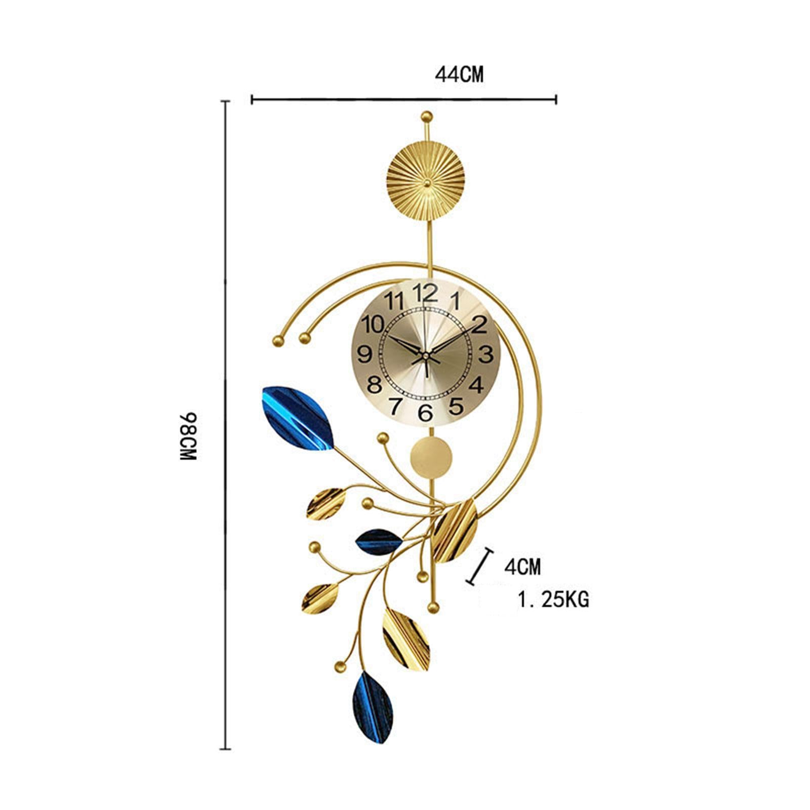 European Hanging Clock Silent Decorative Clock for Office Home Decoration