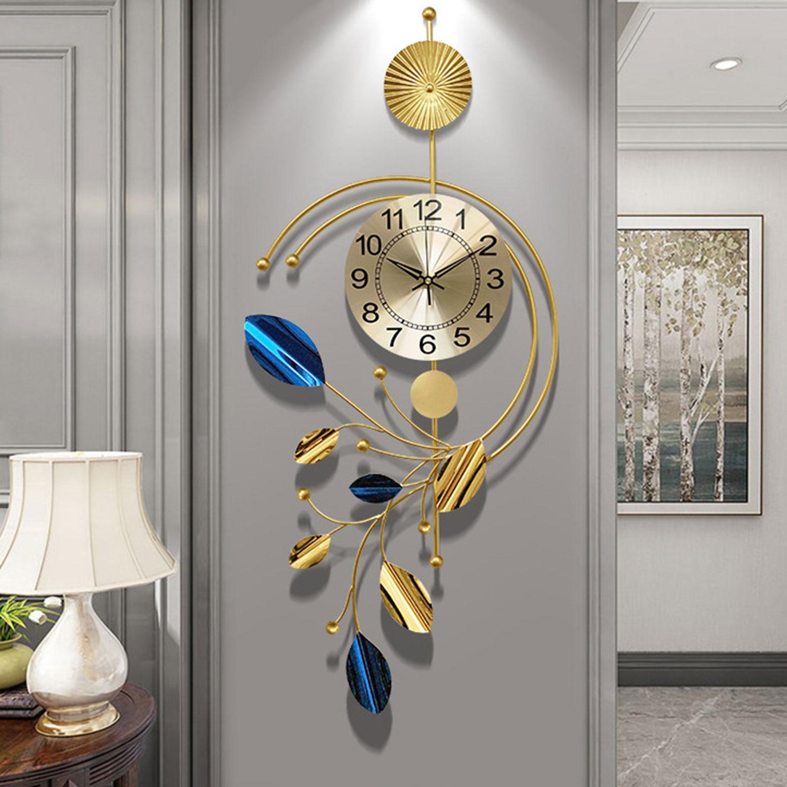 European Hanging Clock Silent Decorative Clock for Office Home Decoration