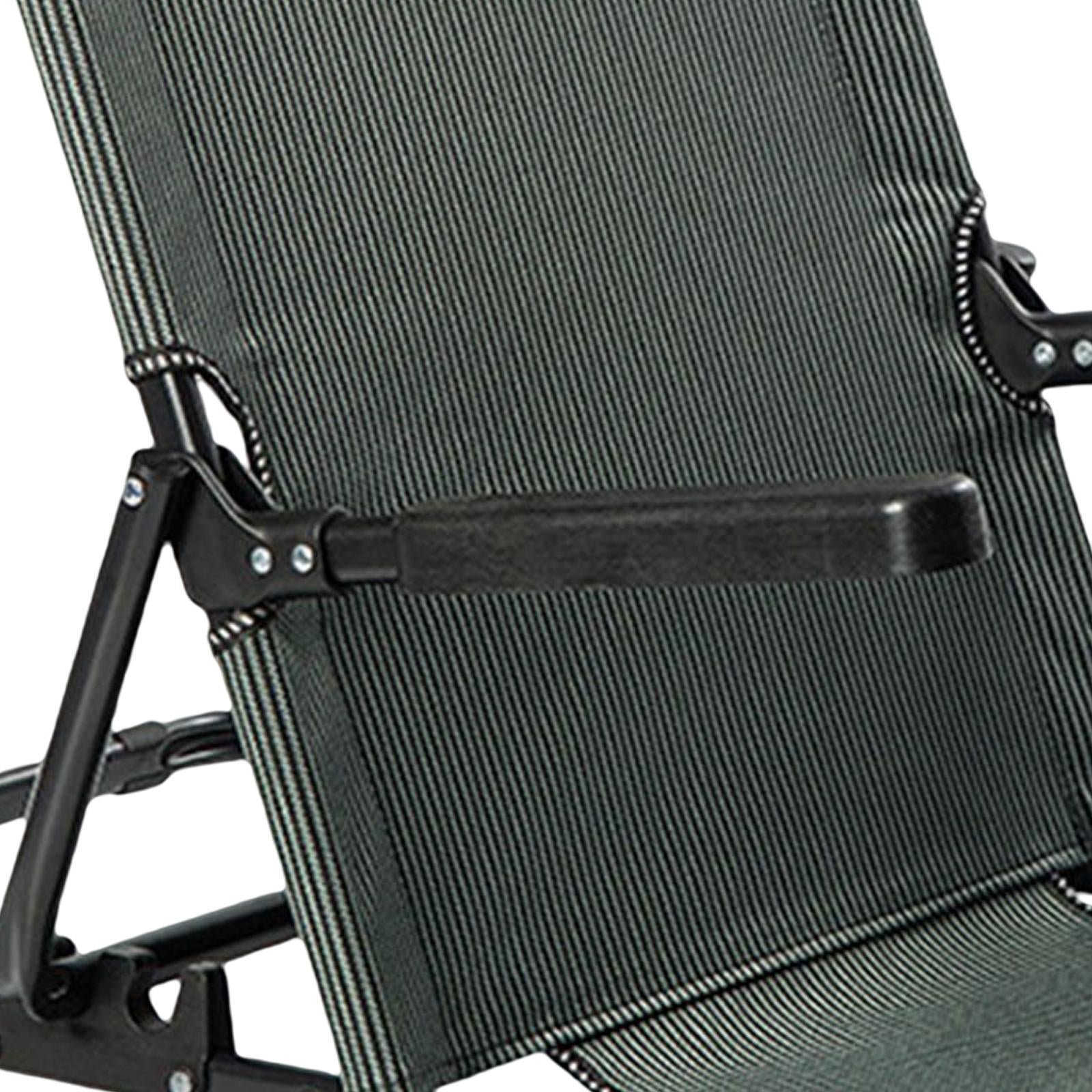 Lifting Bed Backrest Folding for Adult Adjustable Angle Back Rest Steel large 7 Gears Armrest Green Texture