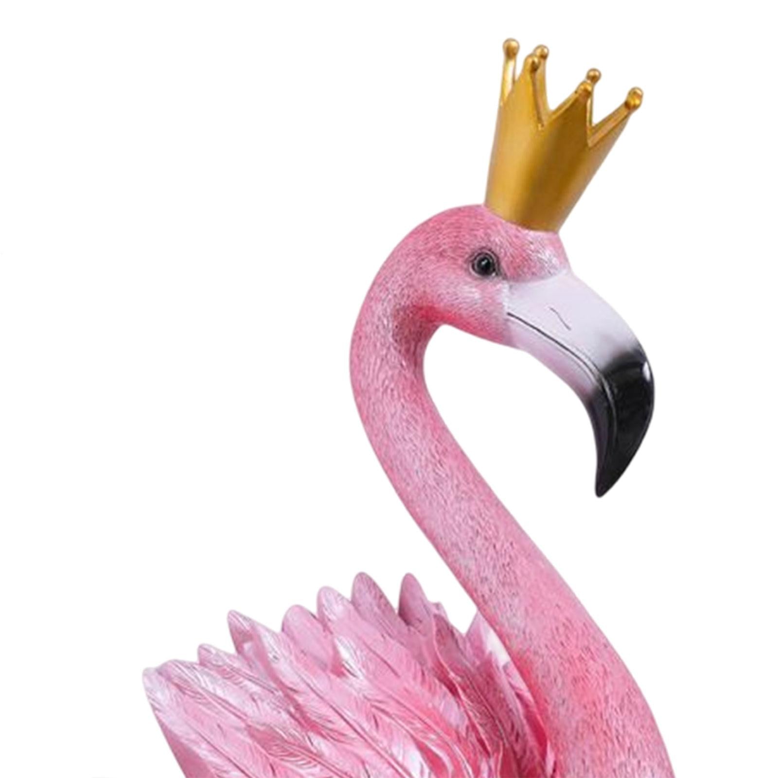 Lifelike 3D Flamingo Wall Hanging Decor Artwork for Home Backdrop Decoration Queen  Rose Red