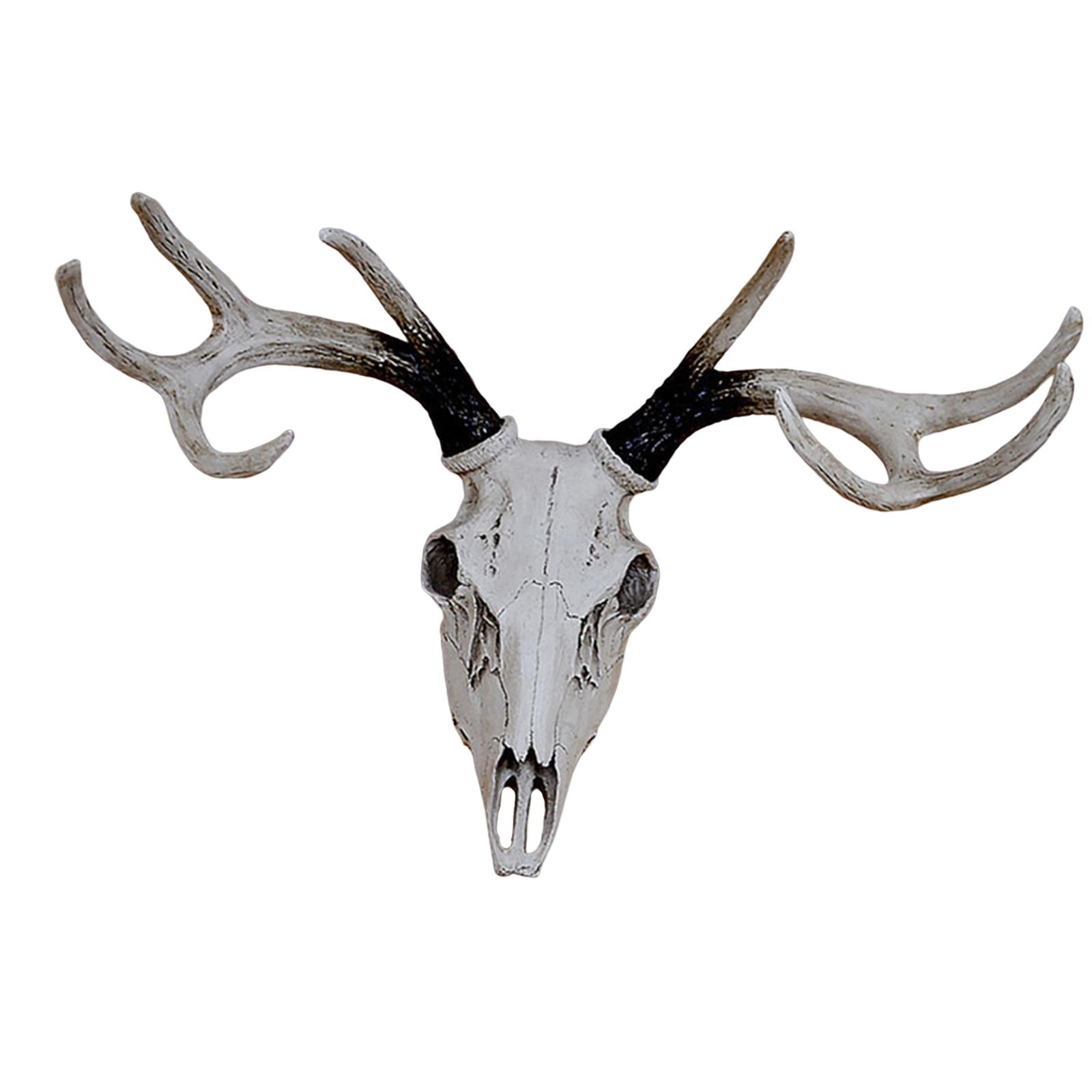 Sheep Skull Head Wall Sculpture Lifelike Artwork Handcrafted for Farmhouse