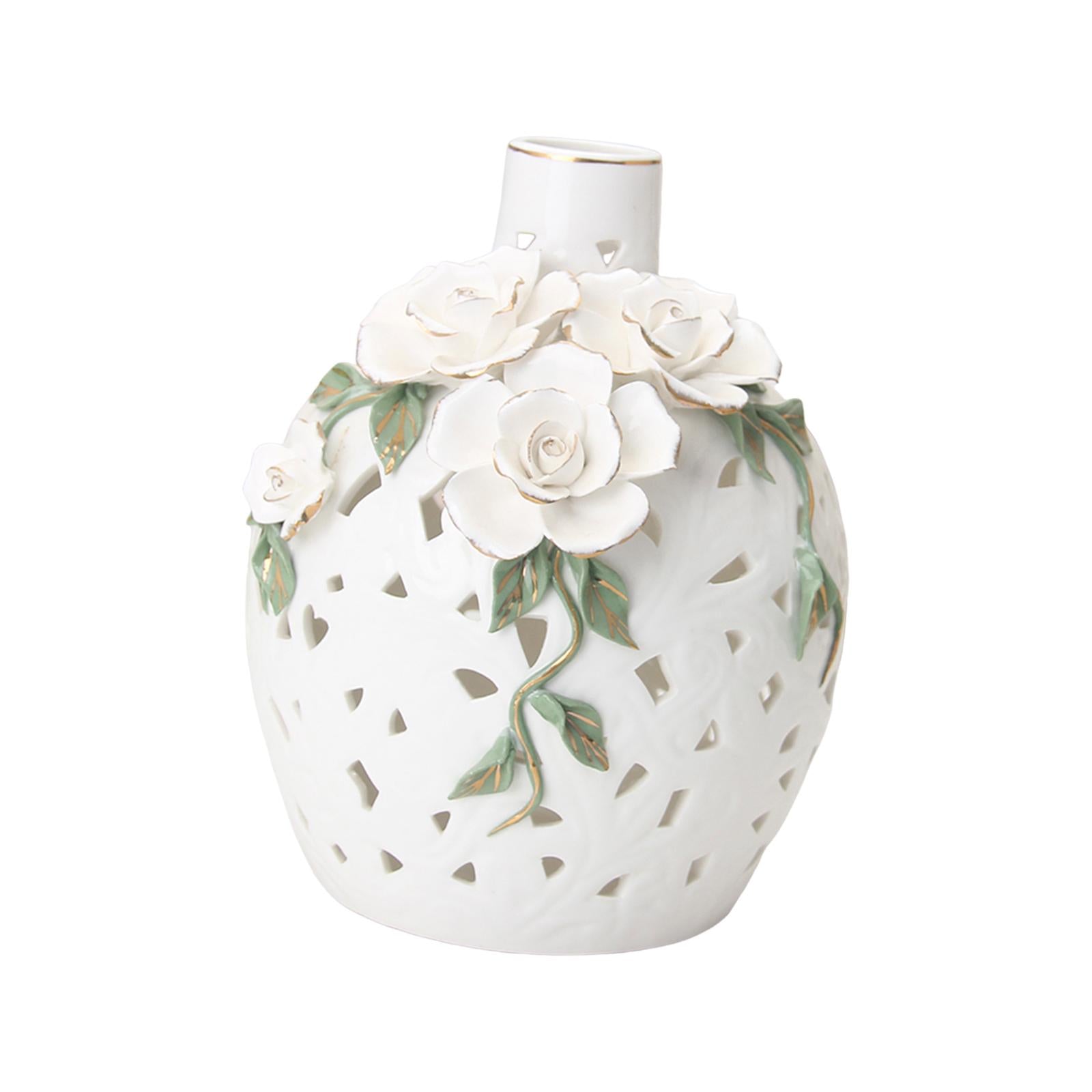 Ceramic Flower Vase Art Holder Ceramic Desktop Vase for Table Interior Party Style B