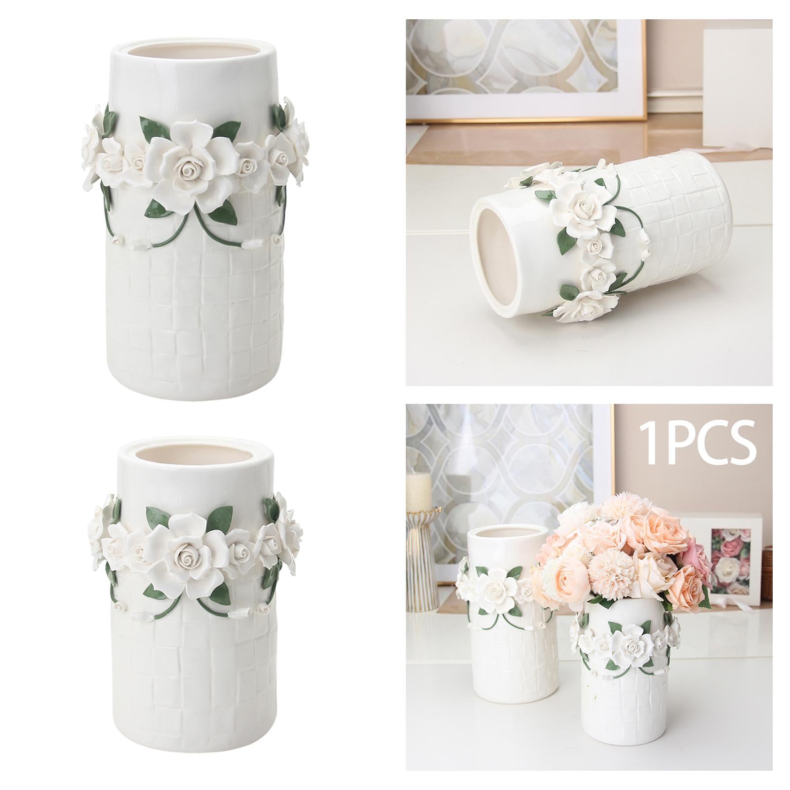 Ceramic Flower Vase Art Holder Ceramic Desktop Vase for Table Interior Party L