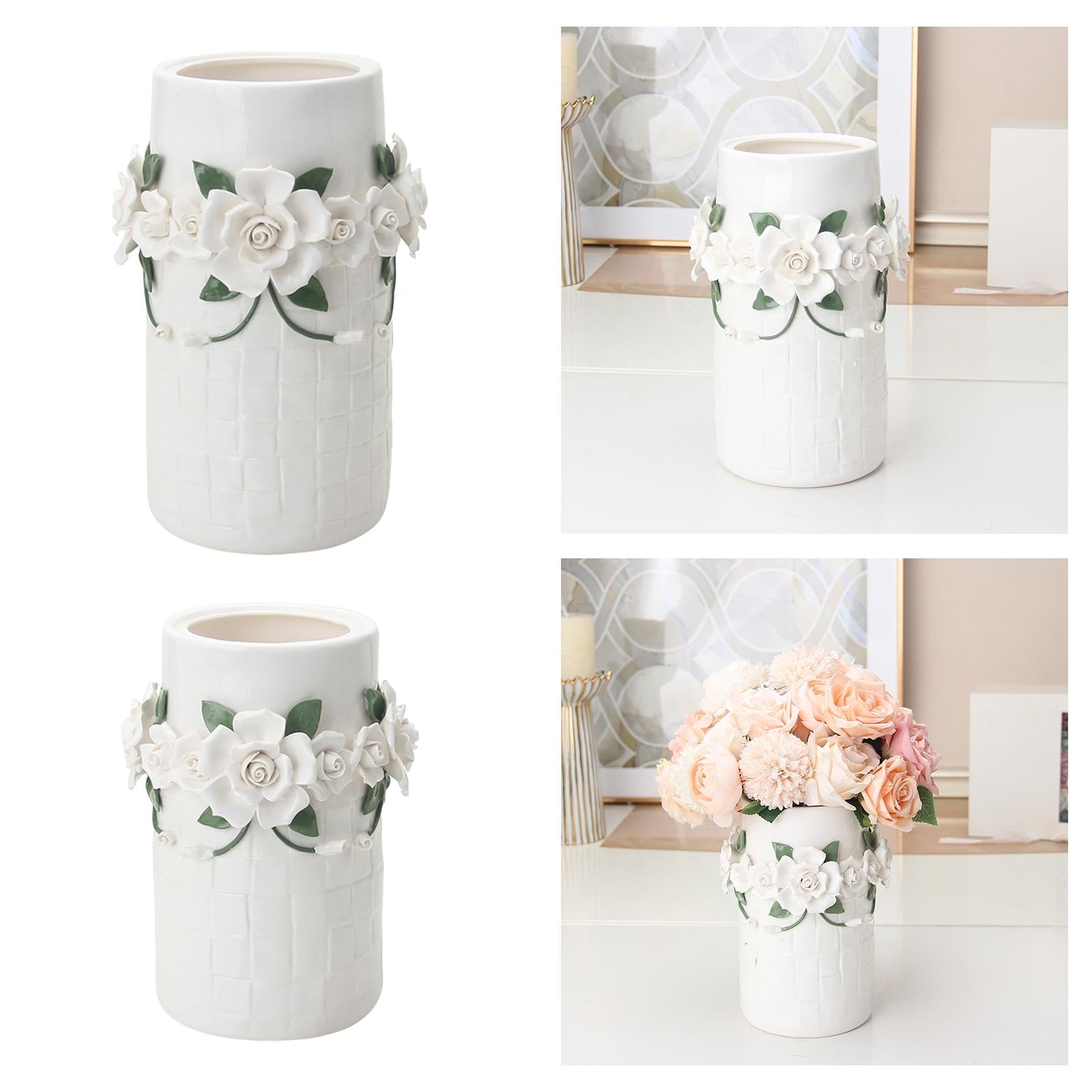 Ceramic Flower Vase Art Holder Ceramic Desktop Vase for Table Interior Party L